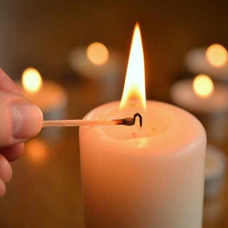 encender la vela